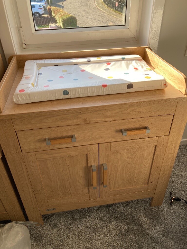 solid wood changing table